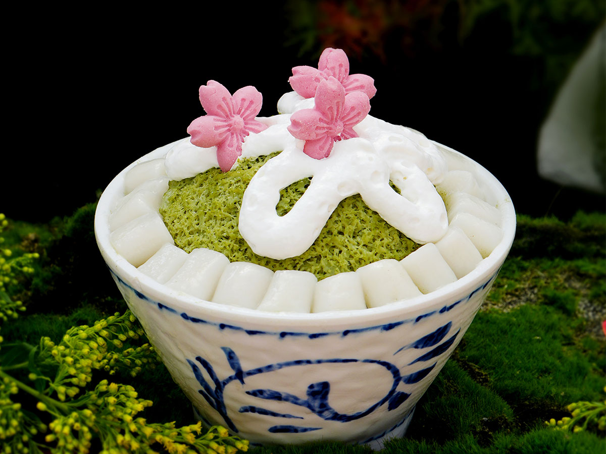 抹茶冰汤圆